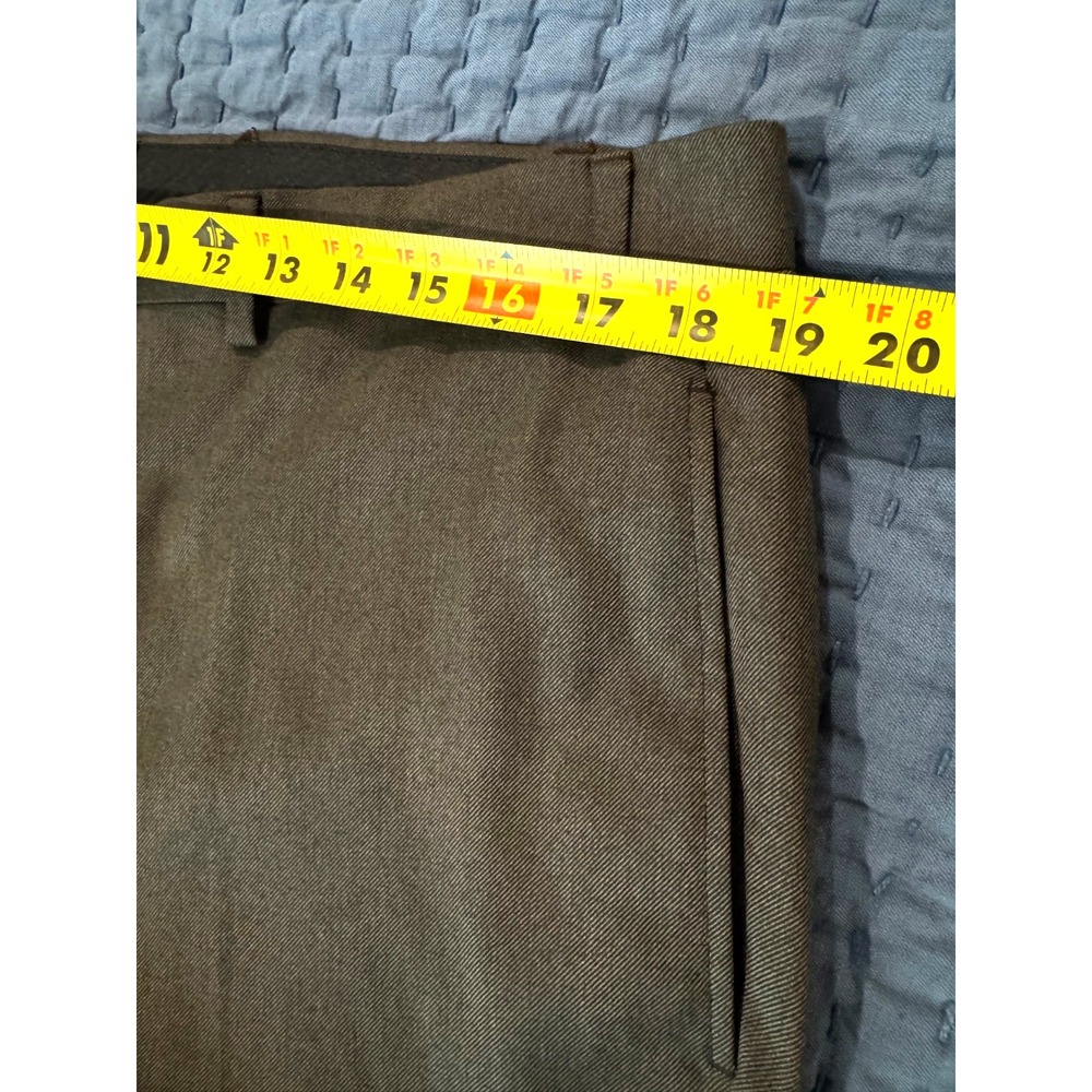 Lauren Ralph Lauren Norton Dress Pants Men's 38W x30L Brown Flat Front Stretch - Picture 4 of 8